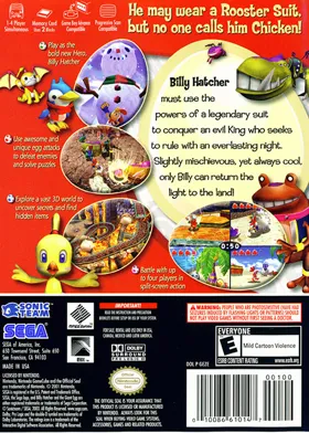 Billy Hatcher and the Giant Egg box cover back